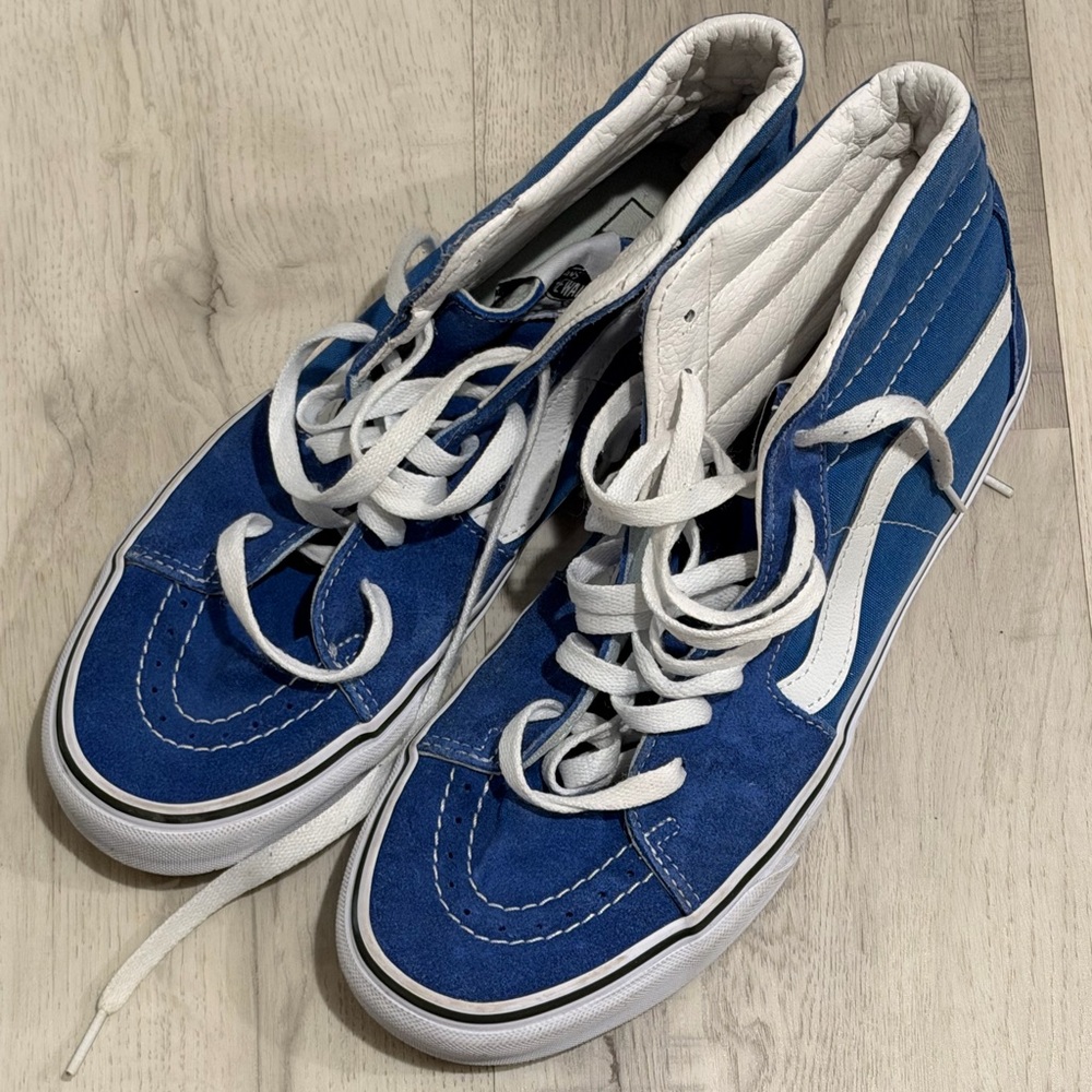 Vans Sk8-hi sz 10 blue